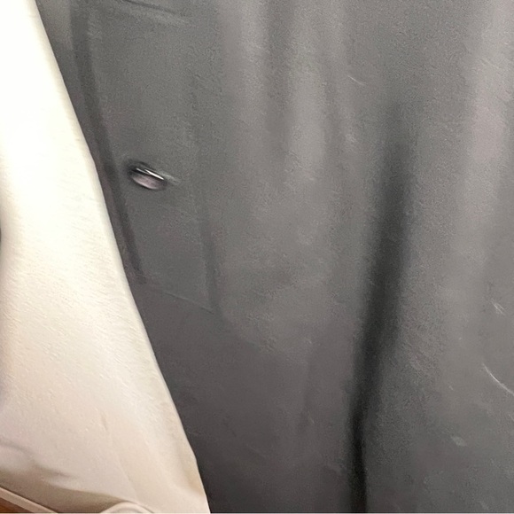 BURBERRY (Vintage Burberrys) 100% Wool Single Breasted Top Coat w/Red wool - Picture 11 of 14